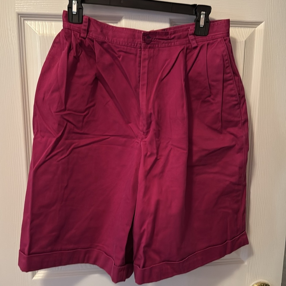 Vintage Hunt Club Bermuda Shorts Womens 12 purple